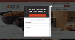 Desktop Screenshot of jackstackbbq.com