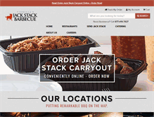Tablet Screenshot of jackstackbbq.com